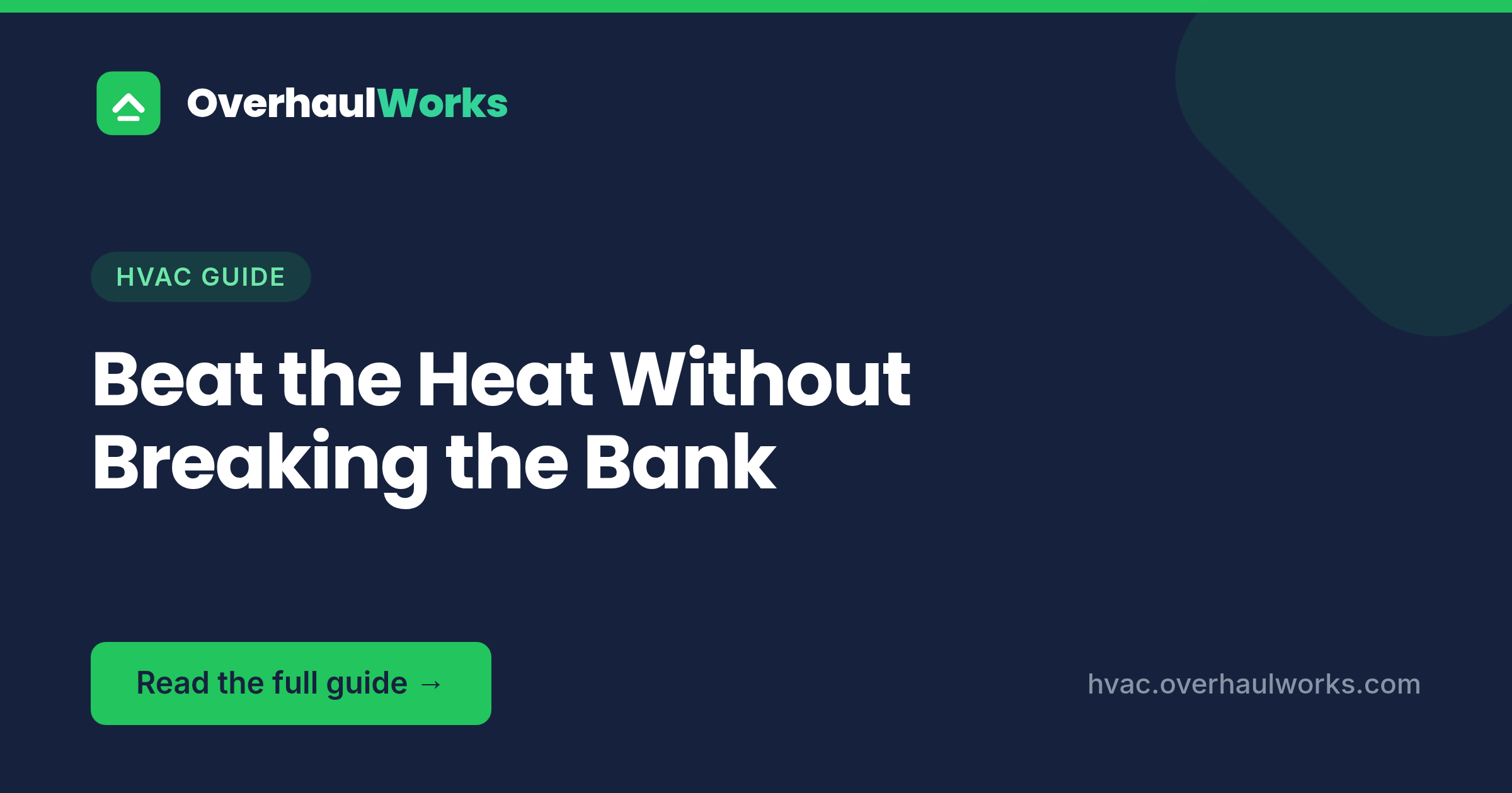 Simple Ways to Lower Your Summer Cooling Bills